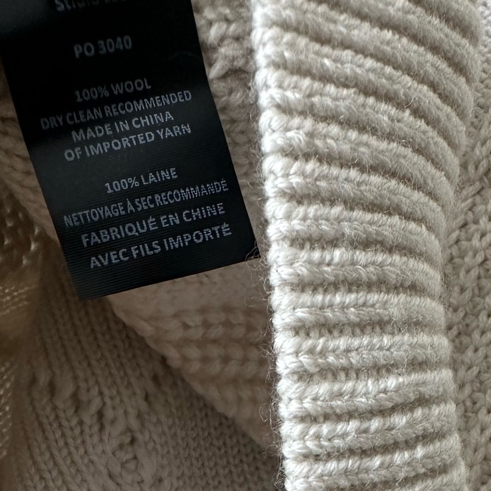 NILI LOTAN Coras Wool Cable-Knit Sweater - Picture 12 of 12